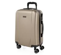 ITACA - Handgepäck Koffer Trolley - Reisekoffer Mit Rollen und Reisekoffer Hartschalenkoffer für Vielreisende 71150, Champagner