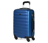 ITACA - Handgepäck Koffer Trolley - Reisekoffer Mit Rollen und Reisekoffer Hartschalenkoffer für Vielreisende 71250, Blau