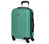 ITACA - Handgepäck Koffer Trolley - Reisekoffer Mit Rollen und Reisekoffer Hartschalenkoffer für Vielreisende T71550, Minzgrün