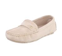 Ital Design Damen Loafer mit Flacher Sohle, eckige Spitze, Beige, Gr. 40