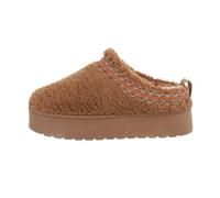 Ital Design Damenschuhe Freizeitschuhe Hausschuhe, CY-58-, Textil, Camel, Gr. 39
