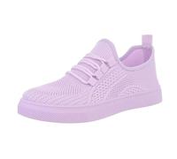 Ital Design Damenschuhe Freizeitschuhe Sneakers Low, LW-52-, Textil, Lila, Gr. 38