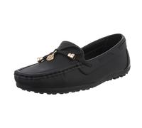 Ital Design Damenschuhe Halbschuhe Mokassins, RQ053-, Kunstleder, Schwarz, Gr. 40