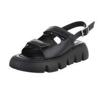Ital Design Damenschuhe Sandalen & Sandaletten Keilsandaletten, LOLA5236-, Kunstleder, Schwarz, Gr. 41