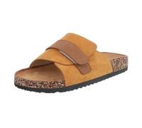 Ital Design Damenschuhe Sandalen & Sandaletten Pantoletten, BJ701-, Textil, Camel, Gr. 40