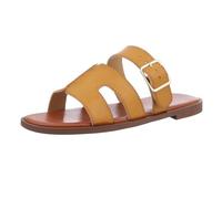 Ital Design Damenschuhe Sandalen & Sandaletten Pantoletten, DM436-, Kunstleder, Camel, Gr. 39