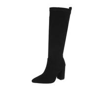 Ital Design Damenschuhe Stiefel High-Heel Stiefel, DE930-, Textil, Schwarz, Gr. 40