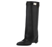 Ital Design Damenschuhe Stiefel High-Heel Stiefel, DES8063P-, Kunstleder, Schwarz, Gr. 37