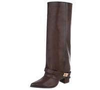 Ital Design Damenschuhe Stiefel High-Heel Stiefel, DES8072P-, Kunstleder, Braun, Gr. 38