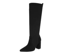 Ital Design Damenschuhe Stiefel High-Heel Stiefel, DES910S-, Textil, Schwarz, Gr. 40