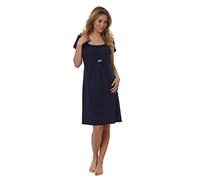 Italian Fashion Nachthemd Stillen | Softes Geburtshemd | Nachthemd Damen mit Rundem Ausschnitt | Bequem Stillkleid | Stillpyjama Damen | Still Nachtwäsche Frauen Geburt Set S-XXL