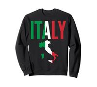 Italien-Flagge, Karte - Italienisch Sweatshirt