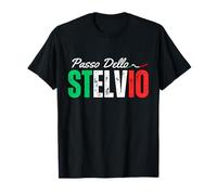 Italienische Bergalpen Reise Passo Dello Stelvio für Herren Damen T-Shirt
