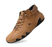 Italienische Handgefertigte Wildleder Stiefel Mit Klettverschluss, Beck-Schuhe Für Unisex, Wasserdicht, Leichte, rutschfeste, Atmungsaktive Outdoorbarfuss Schuhe Damen Herren Wanderschuh