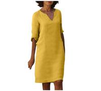 Italienische Kleider Damen Kleid A Linie Damen Luftige Sommerkleider Weisses Shirtkleid Sommer Weiss Strandkleid Große Größen Sommerkleidung Weißes Kleid Knielang Multiway Schwarzes