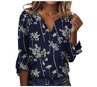 italienische Mode Tshirt Damen elegant Casual Tops for Women Womens Cotton Pieces Bluse Kurzarm Schwarze 3/4 arm Shirt Herren