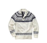 Italo-Norweger-Pullover Mey & Edlich Weiß 56 Herren