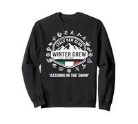 Italy Fan Club - Winter Crew Azzuro in The Snow Leidenschaft Sweatshirt