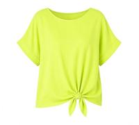 ITALY VIBES IV sommerliche Bluse - Blusenshirt Damen mit Knotendetail - ONE Size