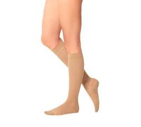 ITEM m6 KNIESTRÜMPFE KOMPRESSION FÜR DAMEN - Elegante Kompressionsstrümpfe mit Soft Compression zur Stützwirkung - Bequeme Stützstrümpfe Damen - Light-Beige