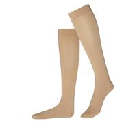 ITEM m6 - Kniestrümpfe mit Kompression für Damen, 30 DEN, 36-38, "TRANSLUCENT 30 Conscious, Butterscotch