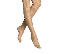 ITEM M6 KOMPRESSIONSKNIESTRÜMPFE DAMEN 15 DEN - Unsichtbare Kompressionsstrümpfe Damen im Nude-Look, atmungsaktiv & bequem - Kompressionsstrümpfe für Büro, Reise & Alltag - Suntan/Almond