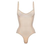 ITEM m6 SHAPEWEAR DAMEN BODY - All Mesh String Bodysuit mit V-Ausschnitt & tiefem Rücken - nahtarm, leicht & formend - Shapewear Damen Bauchweg