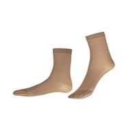 ITEM m6 - Socken mit Kompression für Damen, Größe L, Unsichtbar, Atmungsaktiv, INVISIBLE SOCKS, Milk Chocolate