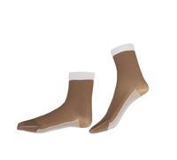 ITEM m6 - Socken mit Kompression für Damen, Größe S, Unsichtbar, Atmungsaktiv, INVISIBLE SNEAKER, Milk Chocolate