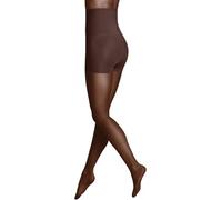 ITEM m6 Strumpfhose für Damen 15 DEN - Highwaist Tights in Hautfarbe mit Control Top - Bequeme Feinstrumpfhose ohne Zehen - Schicke Pantyhose mit Shaping Look - Cacao