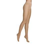 ITEM m6 Strumpfhosen Damen - Stützstrumpfhose Damen 15 DEN mit Shaping Effekt - Kompressionsstrumpfhosen für schlanke Silhouette, glatter Look und angenehmes Tragegefühl - Almond, M Lang