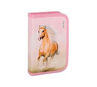 itenga Schüler-Etui WILD Horse - Wildpferde - 28 teilig 1-Zipper Mäppchen