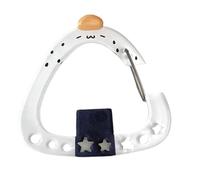 Itkcozcg Karabinerhaken für Schlüssel und kleine Gegenstände, Acryl-Anhänger für Rucksack, Handbuch, Dekoration, Ita, Tasche, Schnalle, Zubehör