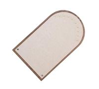 Itkcozcg Naturholz Schmuck Organizer Halskette Armband Display Ständer Mit Leinenmaterialien Für Schaufenster Schlafzimmer Dekoration Retro Armband Display Rack