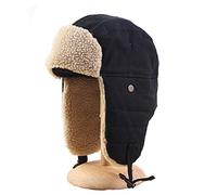 ITODA Winterhut Herren Trappermütze Wintermütze mit Ohrenklappen Fliegermütze Winddicht Pilotenmütze Jungen Hut Winter Flieger Mütze Ohrenschützer Aviatormütze Warm Skimütze Motorrad Skilaufen