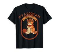 It's A Good Day to Crochet Funny Crochet Cat T-Shirt