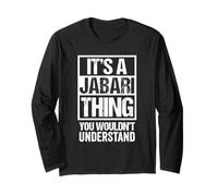 It's A Jabari Thing You Wouldn't Understand First Name Langarmshirt