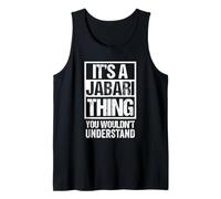 It's A Jabari Thing You Wouldn't Understand First Name Tank Top