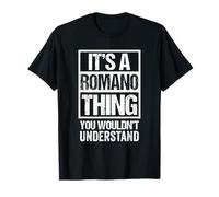 It's A Romano Thing You Wouldn't Understand Surname Name T-Shirt