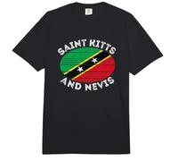 It's in My DNA Flag of St. Kitts and Nevis Comfort Colors Adult Heavyweight T-Shirt