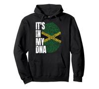 It's In My DNA Jamaikanische Flagge Fingerabdruck Pullover Hoodie
