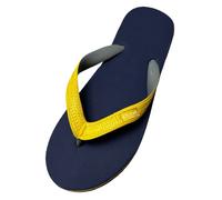 Its-Me Flip Flops | die weichesten Flip Flops Aller Zeiten weil aus100% Naturkautschuk | (marine/gelb)