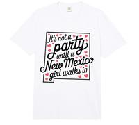 It's Not a Party Until a New Mexico Girl Walks In, Proud Girl Comfort Colors Adult Heavyweight T-Shirt