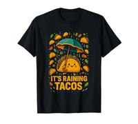 It's Raining Tacos Graphic Cute Food Taco Umbrella Mexican T-Shirt