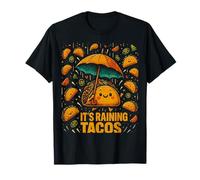 It's Raining Tacos Graphic Cute Food Taco Umbrella Mexican T-Shirt