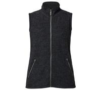 Ivanhoe Flora Vest - Wollweste Damen graphite marl 46