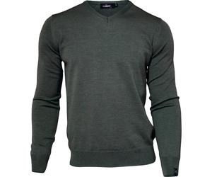 Ivanhoe Men's Merino V-Neck Rifle Green XXL