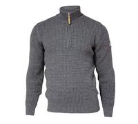 Ivanhoe of Sweden - Moritz Half Zip - Wollpullover, Gr. L, grau (Grey)