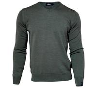 Ivanhoe of Sweden - Cashwool V-Neck Male - Merinopullover, Gr. 3XL, grau (RifleGreen)