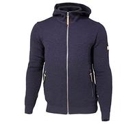 Ivanhoe Strickjacke Morel Herren Wolle/Lyocell Dunkelblau Größe M